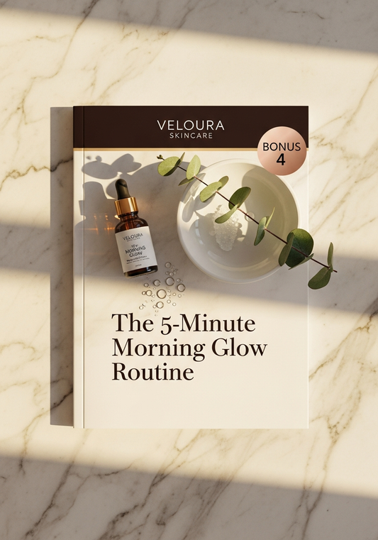 The 5-Minute Morning Glow Routine — Veloura Skincare Bonus Guide